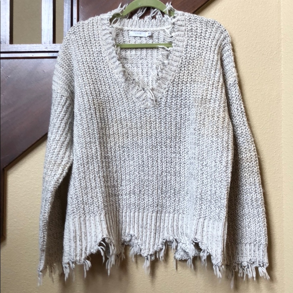 Lush Sweater with very Unique Detail